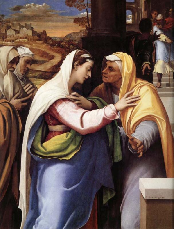 Sebastiano del Piombo La Visitation oil painting image